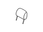 2008 Dodge Ram Oem Mopar Front Head REST,CLOTH,TAUPE,1FL811J3AA 198540. Fixed Price $59.00.