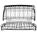 1970 71 72 Chevy Chevelle Coupe Rear Seat Frame Back & Bottom W/ Spring Dynacorn. Fixed Price $787.95.