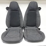 W451 Smart 08-15 Fortwo Heated Driver & Passenger Black Cloth Seats 11K. Fixed Price $500.00.