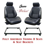 Deluxe Touring Ii Fully Assembled Seats & Brackets 1969 Camaro - Any Color. Fixed Price $2071.43.