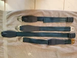 Rare 1963 Ford Seat Belts Oem Fomoco Blue 2 Pass Dated 7-63. Fixed Price $225.00.