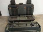 Rear Black Cloth Bench Seat W/storage Bin From 2024 Canyon AT4 Crew Cab 11473914. Fixed Price $575.69.