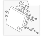Genuine Mitsubishi Seat Back Assembly 6902C443HF. Fixed Price $723.93.