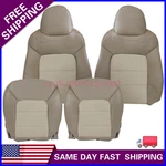 03-06 Ford Expedition Front Leather Perforated Bottom / Top Seat Cover Tan. Fixed Price $99.49.