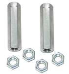 Extreme Duty 4140 Chrome Moly Tie Rod Adjusters With Jam Nuts Ford & Amc Cars. Fixed Price $49.00.