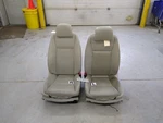 Saab 9-3 Sedan Pair Of Left & Right Front Power Leather Seat Ivory Fit 2003-2011. Fixed Price $324.91.