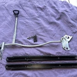 Mercedes 450SL R107 Seat Track Rail Set Right Side Passenger Oem. Fixed Price $100.10.