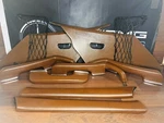 Mercedes W123 Interior Brown Cab Pillar Front Rear Door Handles Seat Mesh. Fixed Price $542.00.