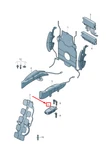New Audi Q8 4MN Front Seat Lumbar Motor 4M0881073A Genuine. Fixed Price $321.20.