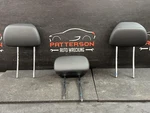 10-15 Mercedes GLK350 Rear Left Center Right Seat Headrests Black Leather. Fixed Price $100.00.
