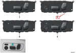 New Bmw X3 G01 Front Left Seat Adjuster Switch 61316826023 Genuine. Fixed Price $565.16.