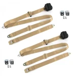 Dodge Truck 1972-1980 Standard 3PT Retractable Bucket Seat Belt Kit W/ Bra. Fixed Price $271.50.
