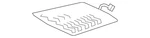 Genuine Volkswagen Seat Cushion Heater 3CN-963-555. Fixed Price $33.54.