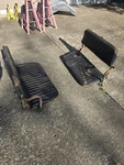 Toyota Land Cruiser FJ40 Oem Folding Rear Jump Seats Right Left. Fixed Price $600.00.