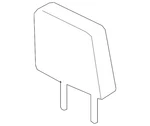 Genuine Nissan Headrest 86430-EZ59C. Fixed Price $460.40.