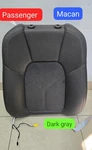 2015-2018 Porsche Macan Front Right Side Upper Backrest Seat Cushion Oem. Fixed Price $198.00.