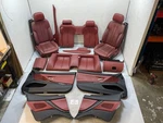 Oem Bmw F13 Door Panels Sport Seats Nappa Leather Red Complete Interior Set *. Fixed Price $2495.95.