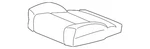 Genuine Gm Jet Black Front Seat Cushion Cover 84549875. Fixed Price $172.55.