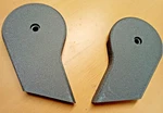 92-97 Dark/granite Gray Split Seat Hinge Covers 40/20/40 Ford F150 F250 F350 Obs. Fixed Price $49.99.