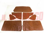 Seat Covers For Door Panels + Rear Hat Rack Fiat 850 Sedan Brown. Fixed Price $434.37.