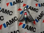 Nos Amc American Motors 1970 And Up Rwb Hornet Emblem. Fixed Price $49.99.