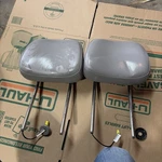 11-20 Jeep Grand Cherokee Durango Front Seat Headrest Set Pair Active Leather. Fixed Price $169.00.
