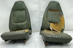1970-1974 Mopar Body Bucket Seats & Tracks Pair Plymouth Cuda Dodge Challenger. Fixed Price $999.99.