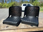 Rat Rod Bomber Seats - Big Diamonds" W/black Pads (sold As Pair). Fixed Price $949.00.