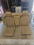 Original Porsche 914 Bucket Seats & Matching Back Pad. Fixed Price $600.00.