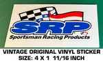 Je Pistons Sportsman Racing Products - Vintage Original Vinyl Decal Sticker. Fixed Price $5.07.