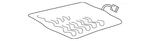 Genuine Volkswagen Seat Cushion Heater 561-963-556-C. Fixed Price $196.90.