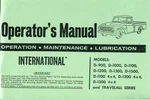 International 1965 Owners Manual Truck Travelall Harvester Book D 900-1500 4X4. Fixed Price $49.95.