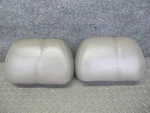 2003-2007 Hummer H2 Rear Right & Left Side Seat Headrest Leather Set. Fixed Price $73.81.