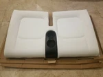 Tesla Model Y 3RD Row Seat Cushion White Premium Usb & Cup Holders 1494242-00-B. Fixed Price $250.00.