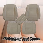 New For 2000-2007 Toyota Sequoia Front Leather Seat Cover & Armrest Tan. Fixed Price $108.09.