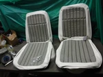 1969 Camaro Deluxe Houndstooth Coupe Front And Rear Seat Covers Set White. Fixed Price $699.99.