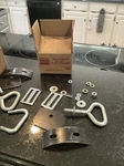 Nos 1956 Ford Seat Belt Bracket Kits B6A-18621-A Two. Fixed Price $295.00.
