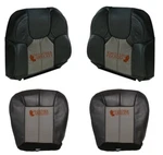 2004 For Jeep Grand Cherokee Overland Full Front Leather Seat Cover Tone Gray. Fixed Price $586.14.