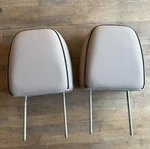 2011-2015 Lincoln Mkx Front Headrest Pair Medium Light Stone Leather Oem 2012. Fixed Price $50.00.