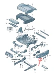 Audi A5 F5 Front Right Outer Seat Frame Trim 8W0881326P4PK Original No Duties. Fixed Price $90.93.