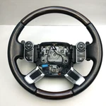 2013-2022 Land Rover Range L405 Wood Leather Steering Wheel Black Oem. Fixed Price $199.99.
