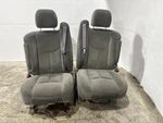 2004-2007 Gm Sierra/silverado 1500 Grey Cloth Power Full Seat Set Opts A966/AL0. Fixed Price $1095.00.