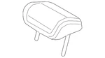 Genuine Audi Headrest 83A-885-975-P-10A. Fixed Price $264.12.