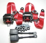 2 New Red Porsche 911 Trw / Repa Seat Belts , Made In Germany. Fixed Price $235.00.