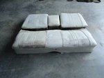 1962 1963 1964 Pontiac Grand Prix Rear Back Seat With Arm Rest Speaker White. Fixed Price $600.00.