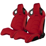 Braum Red Cloth Alpha-x Racing Seats W/ Black Stitching & Piping BRR5-RFBS -pair. Fixed Price $999.99.