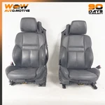 08-10 Bmw E64 M6 Convertible Front Sport Seat Pair Black Merino Leather Set Oe. Fixed Price $880.62.