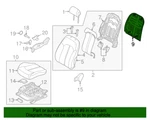 New Genuine Hyundai Left Seat Back Panel For 15-19 Sonata (pn 88131 C2000TRY). Fixed Price $299.97.