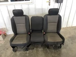 2010-2018 Dodge Ram 1500 Gray/black Cloth Whole Front Row Seat Driver. Fixed Price $1095.00.