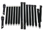 Pg Classic 3850-69BEN-100 Mopar 1968-69 A-body Seat Belt Set Bench Black. Fixed Price $735.95.
